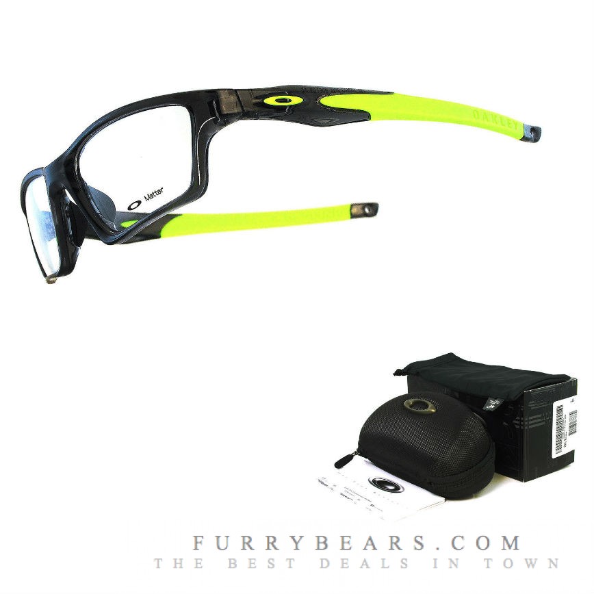 Oakley Crosslink Sweep Smoke Grey Lime Green Ox8031